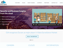Tablet Screenshot of duranc.com